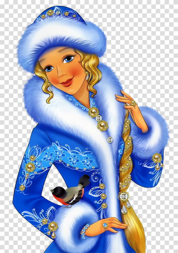 Snegurochka Ded Moroz Character New Year Adventures of Masha and Vitya, snowman transparent background PNG clipart
