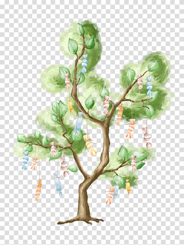Birthday 0 Tree Party August, forest watercolor transparent background PNG clipart
