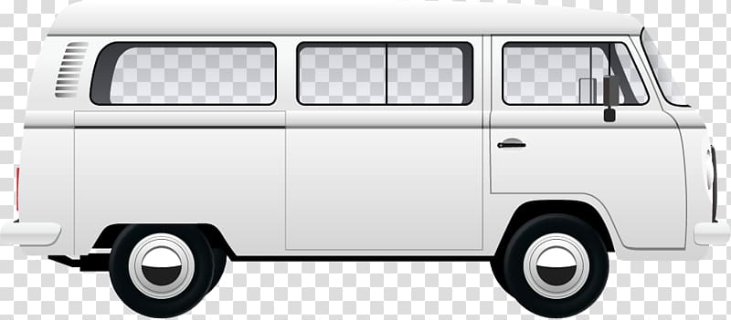 Van Volkswagen Type 2 Car Bus, Cartoon country bus transparent background PNG clipart