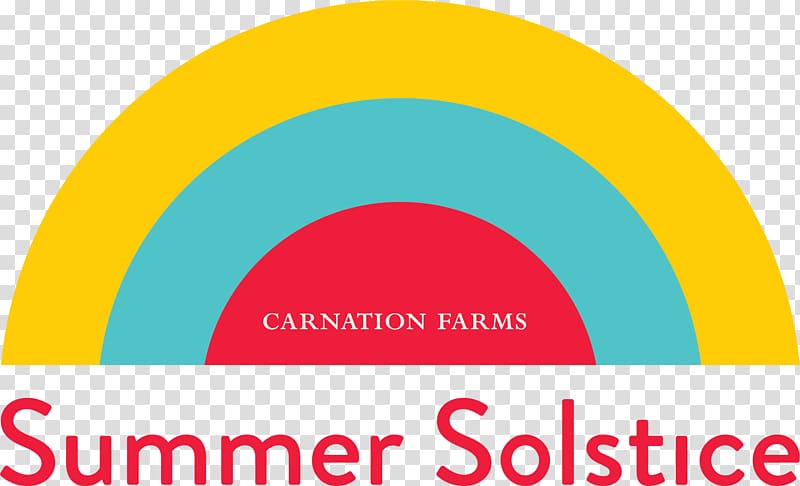 Summer solstice Logo Snoqualmie Valley Carnation, transparent background PNG clipart