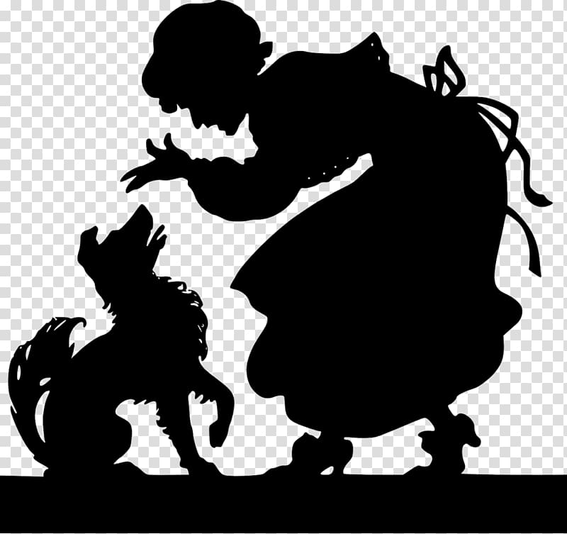 Pug Silhouette , Old ladies transparent background PNG clipart