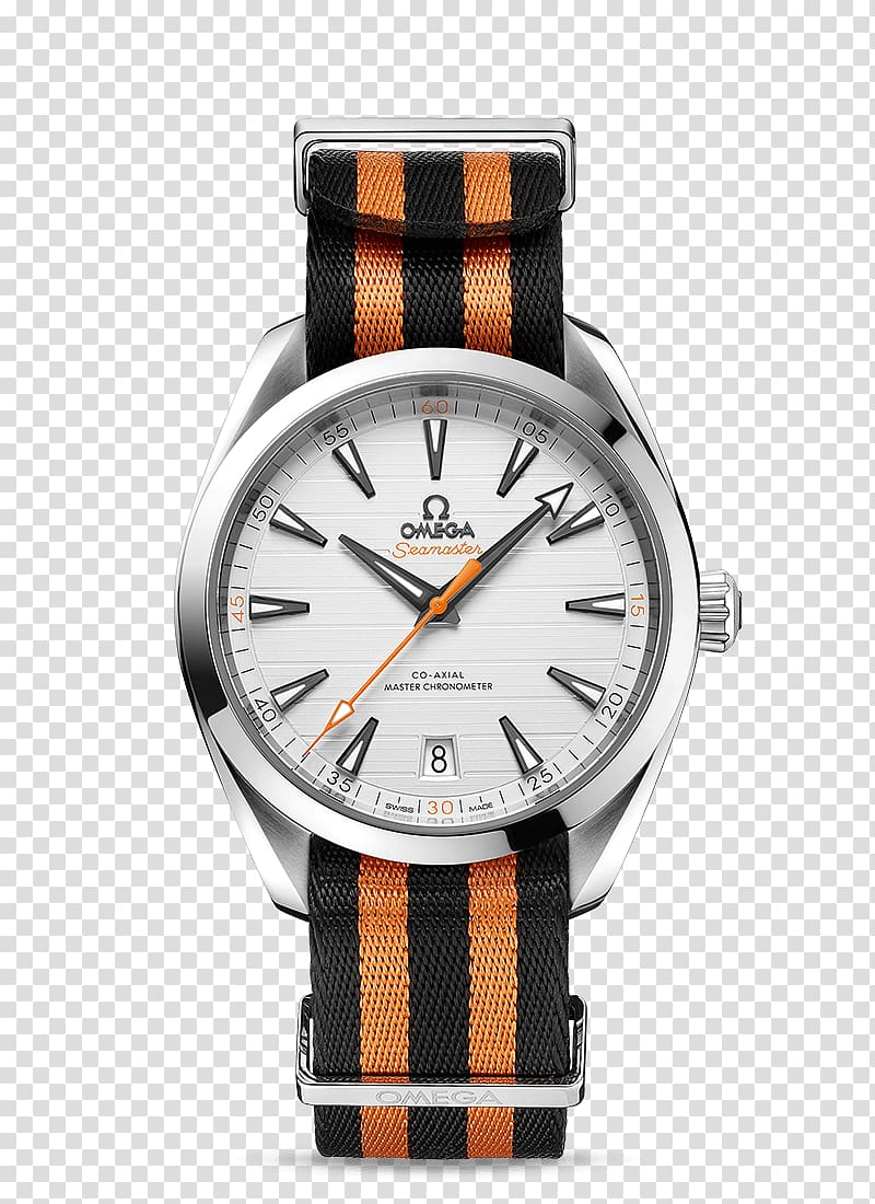 Omega Seamaster Coaxial escapement Omega SA Chronometer watch, watch transparent background PNG clipart