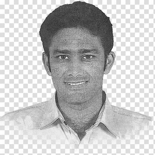 Anil Kumble Job Wisden Cricketers' Almanack Moustache Author, Anil Kumble transparent background PNG clipart