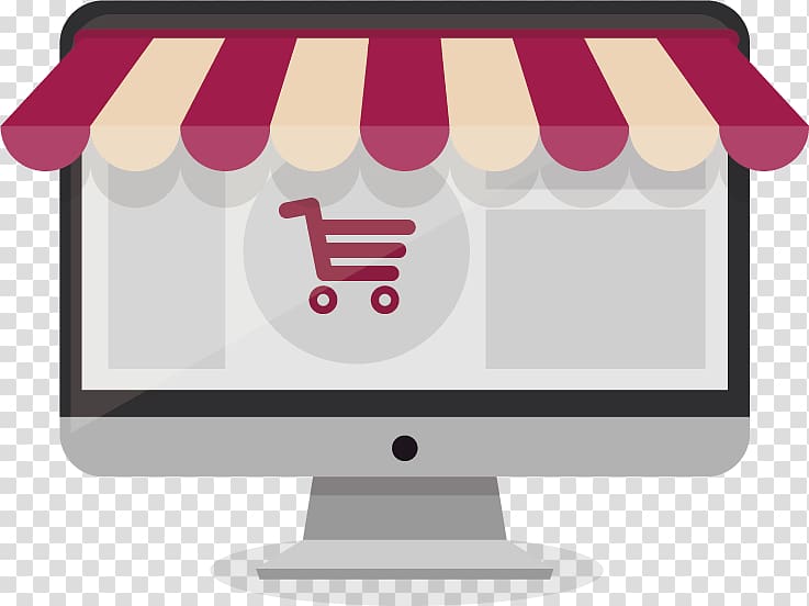 Digital marketing E-commerce Online shopping Illustration, TV Electrical elements transparent background PNG clipart