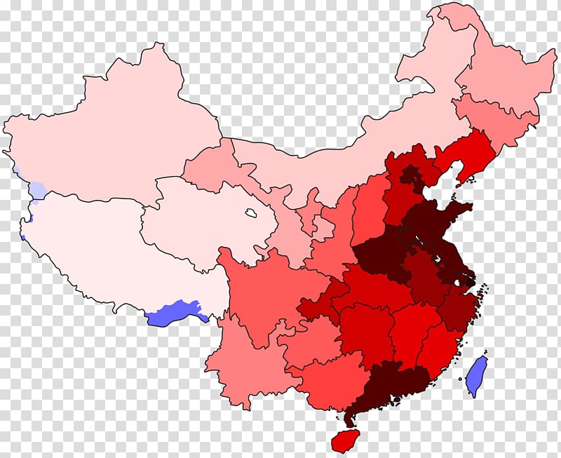 Manchuria China proper World Map Population density, population transparent background PNG clipart