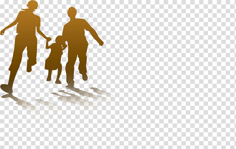Silhouette Family Tourism, Family silhouette transparent background PNG clipart
