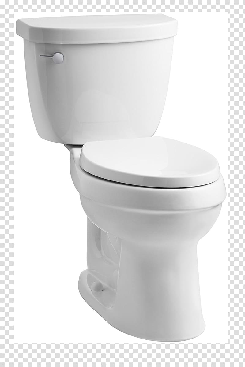 Flush toilet Kohler Co. Manufacturing EPA WaterSense, elongated transparent background PNG clipart