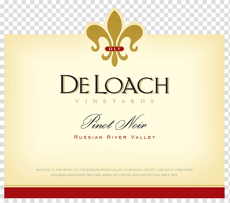 Russian River Valley AVA DeLoach Vineyards Wine Chardonnay, wine transparent background PNG clipart