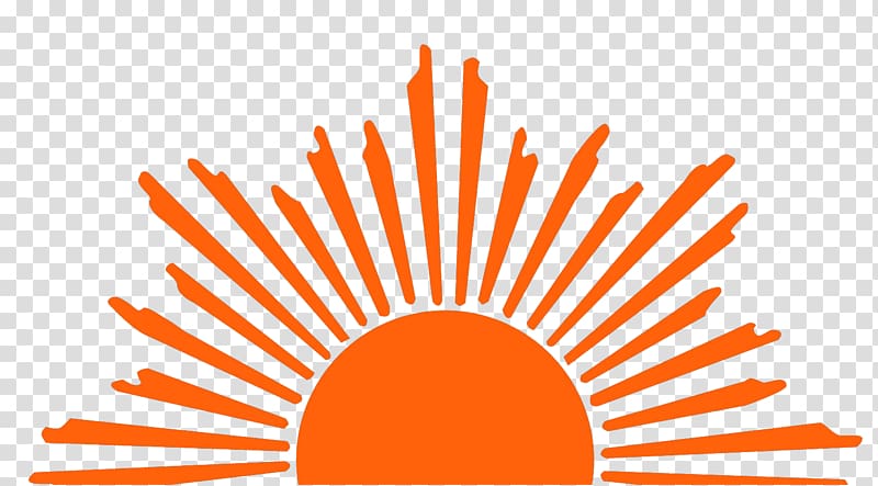 orange sun logo, Sunrise , Sun Logo transparent background PNG clipart