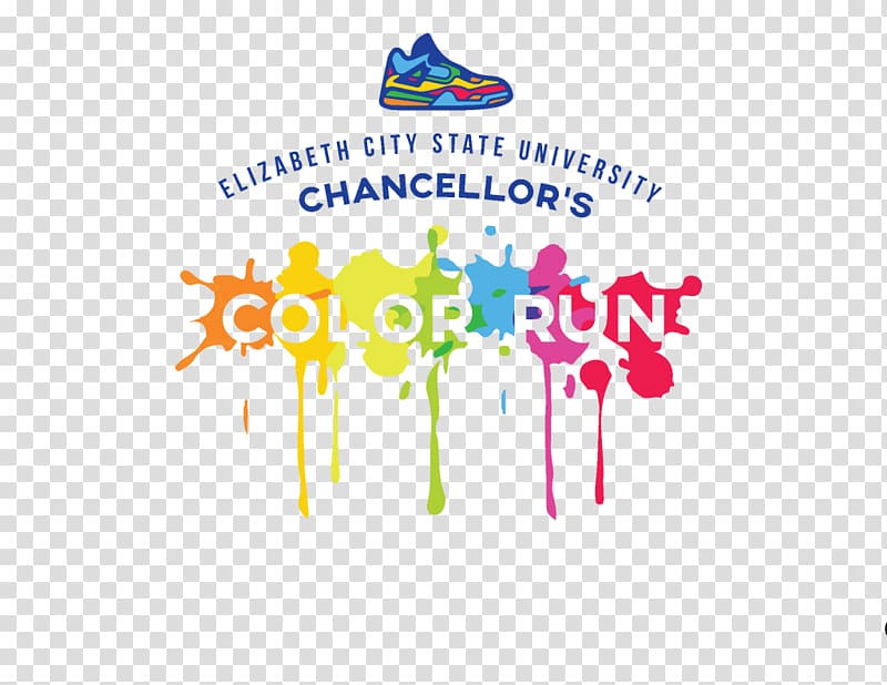 The Color Run Logo 5K run Running, color run transparent background PNG clipart