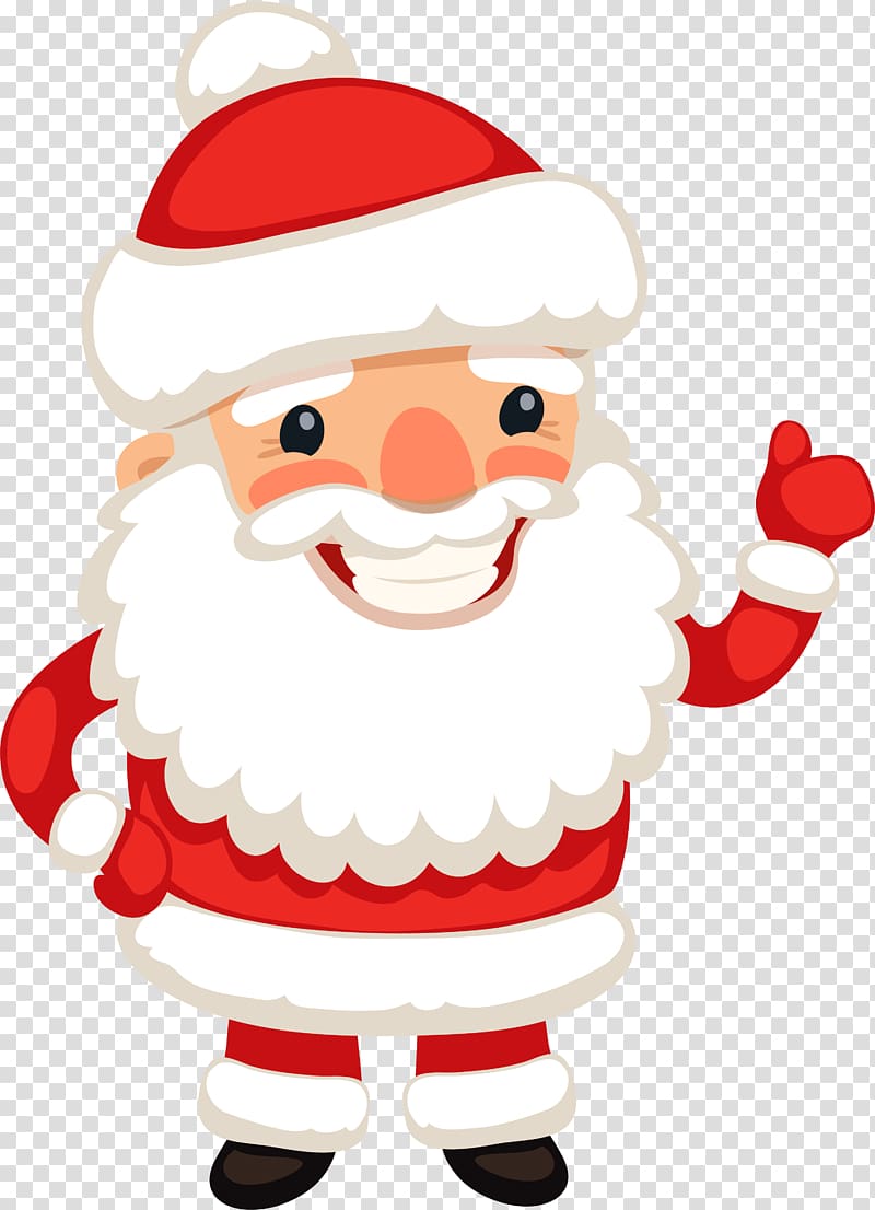 Santa Claus Christmas, Happy Santa Claus transparent background PNG clipart