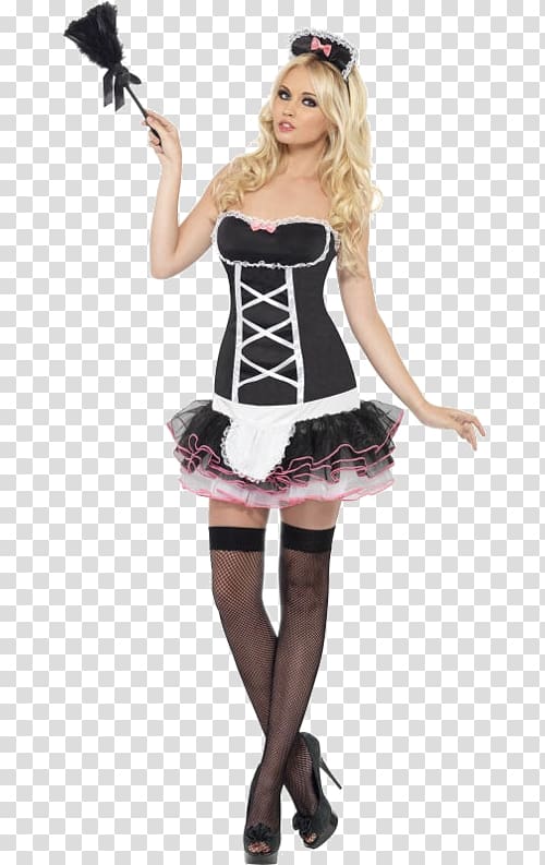 Costume party French maid Dress, french maid uniform transparent background PNG clipart