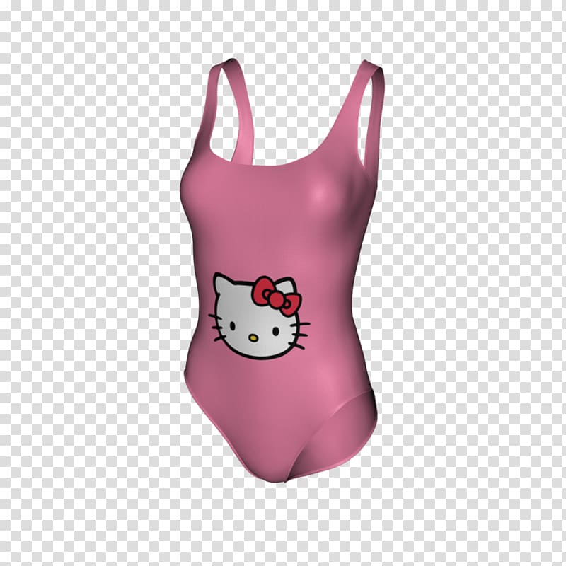 Maillot Hello Kitty Active Undergarment Lingerie, swimming suit transparent background PNG clipart