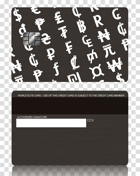 Brand Font, metal card transparent background PNG clipart