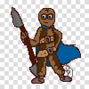 Pixel art apple knight character 27190500 PNG