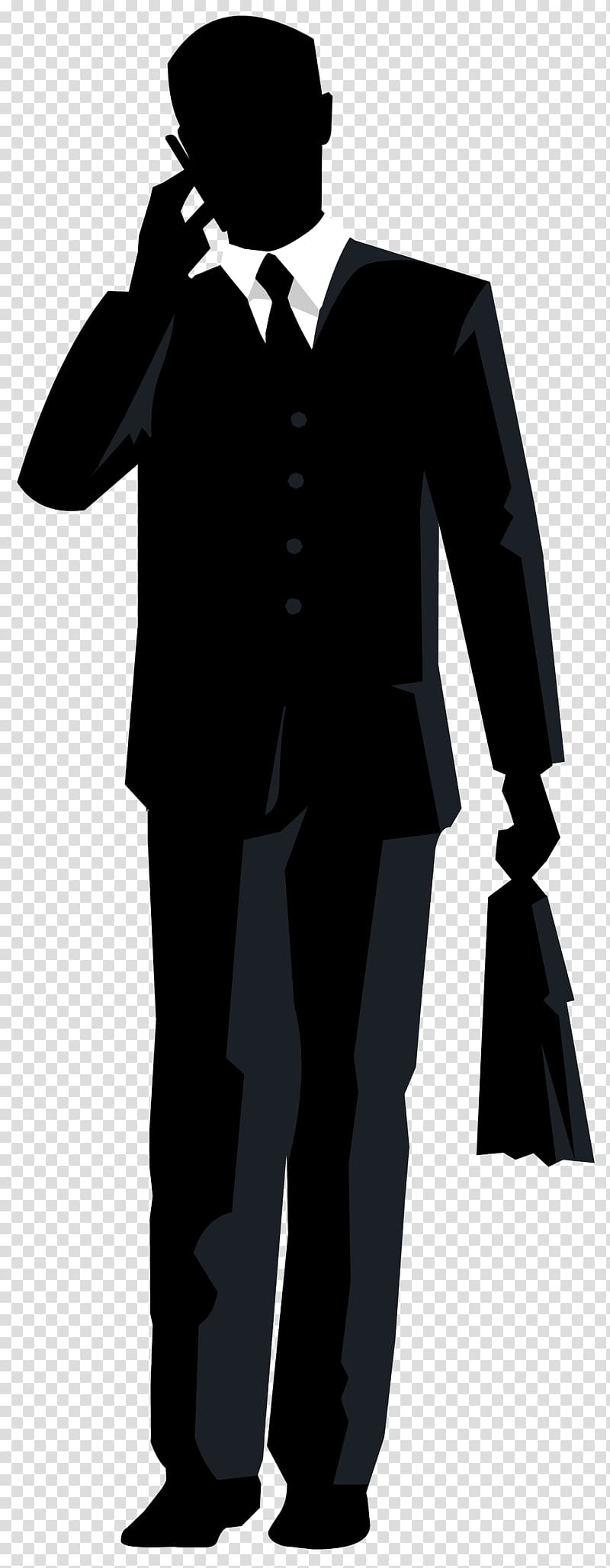 Man In Suit Silhouette Transparent