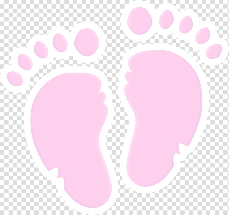 Pink flowers Color , Pretty pink footprints transparent background PNG clipart