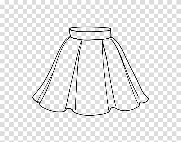 Drawing Skirt Coloring book Line art Dress, short skirt transparent ...