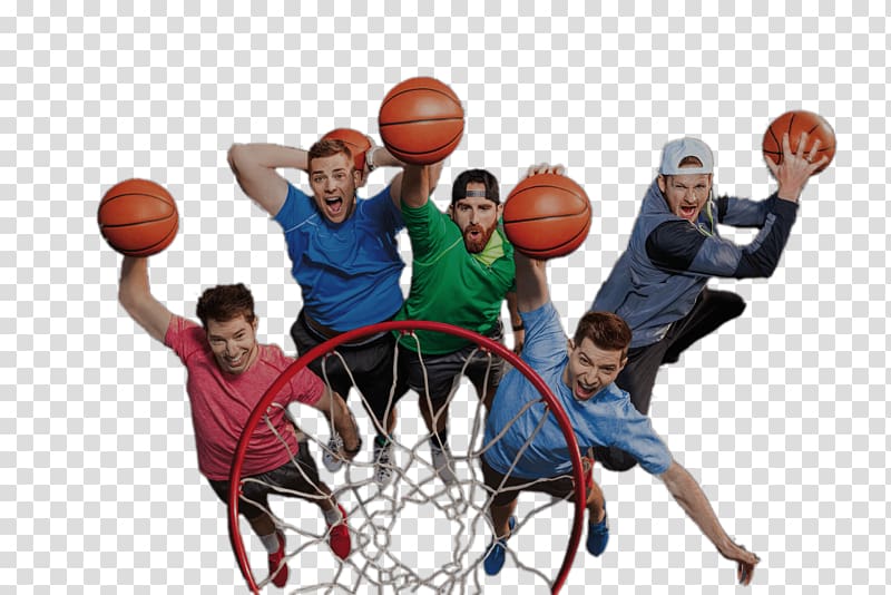 basketball player illustration, Dude Perfect Basketball transparent background PNG clipart