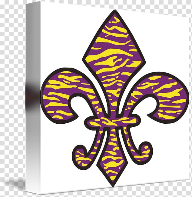 Symbol Fleur-de-lis Tiger Pattern, tiger print transparent background PNG clipart