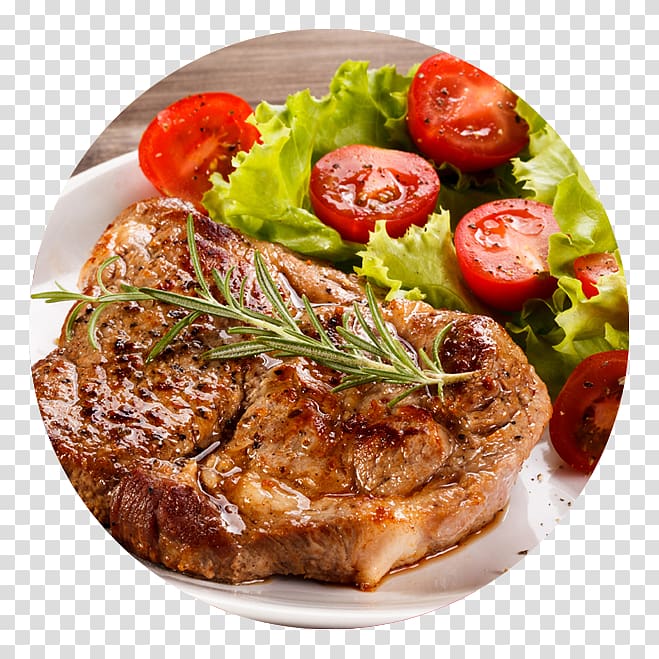 Rib eye steak Recipe Meat chop Pork chop Food, Grilled pork transparent background PNG clipart