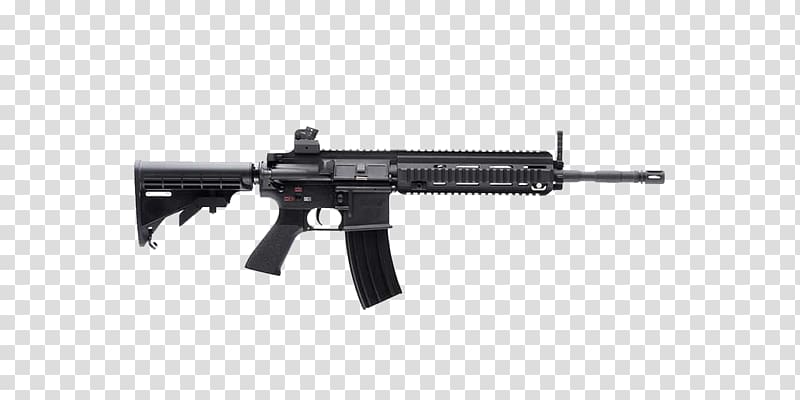 Heckler & Koch HK416 Assault rifle 5.56xd745mm NATO, German HK416 rifle transparent background PNG clipart