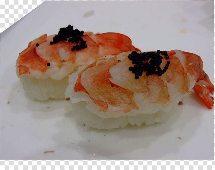 California roll Sushi Smoked salmon Caridea Fried rice, Blackfish child shrimp sushi transparent background PNG clipart