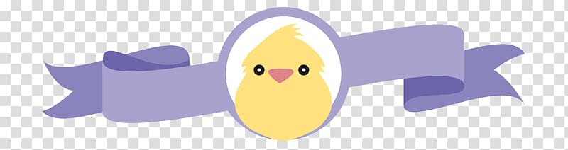 Easter Bunny Chicken Egg waffle, Yellow Purple Easter Ribbon Bubble Chicken transparent background PNG clipart