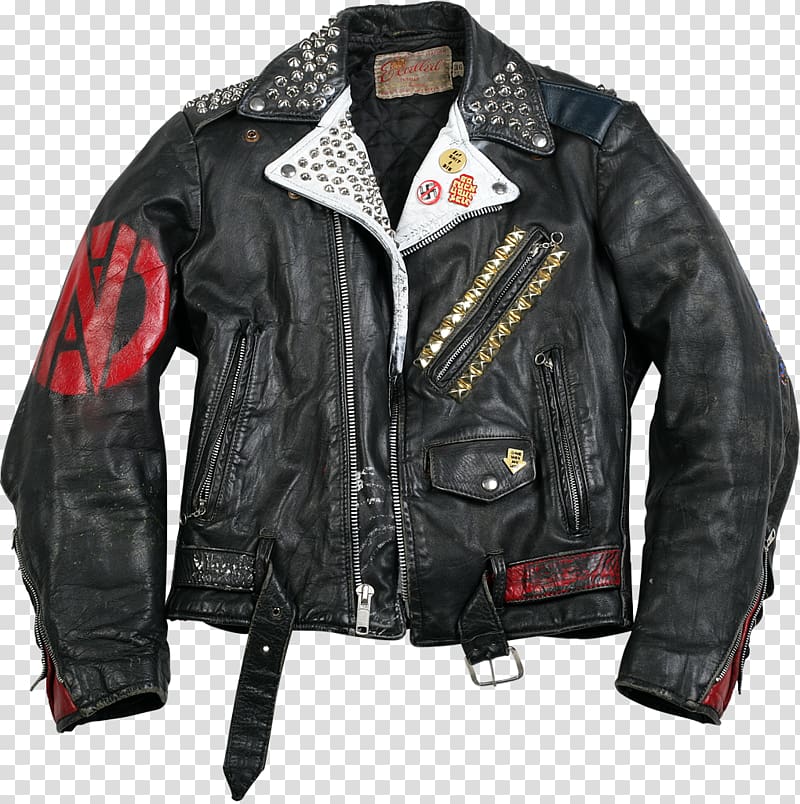 Leather jacket Punk fashion Punk rock, jacket transparent background PNG clipart
