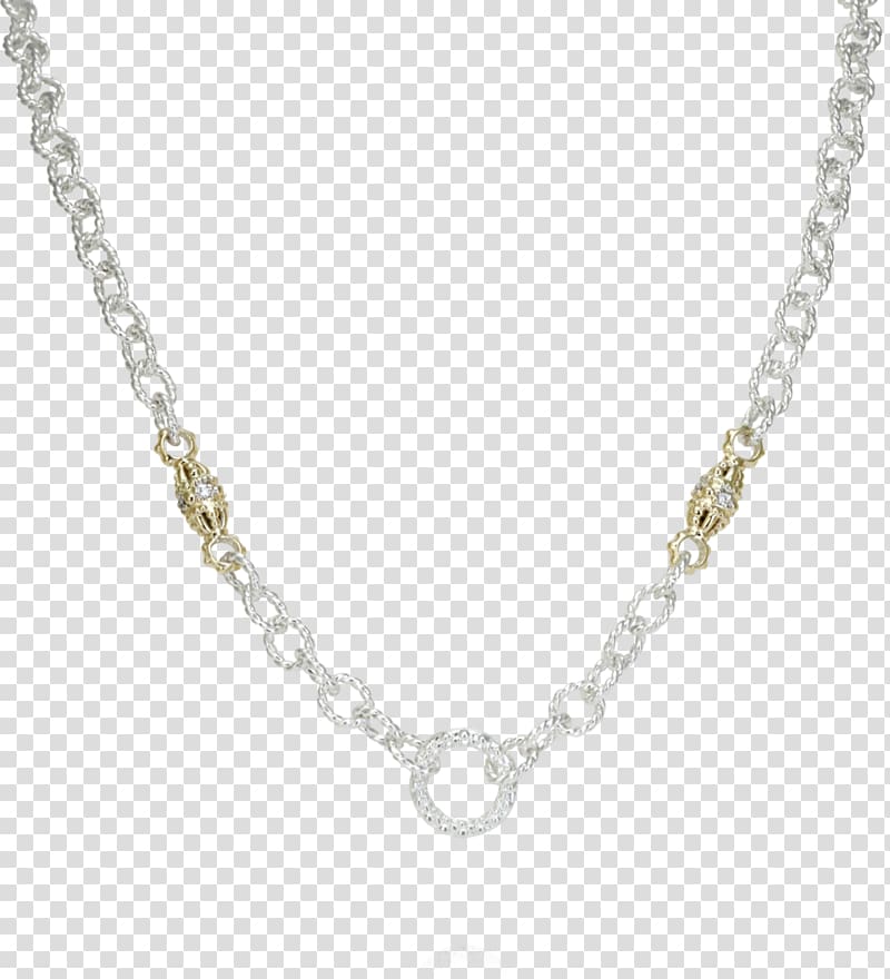 Necklace Jewellery chain Sterling silver, necklace transparent background PNG clipart