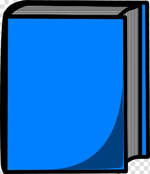 Book cover , Blue Books transparent background PNG clipart