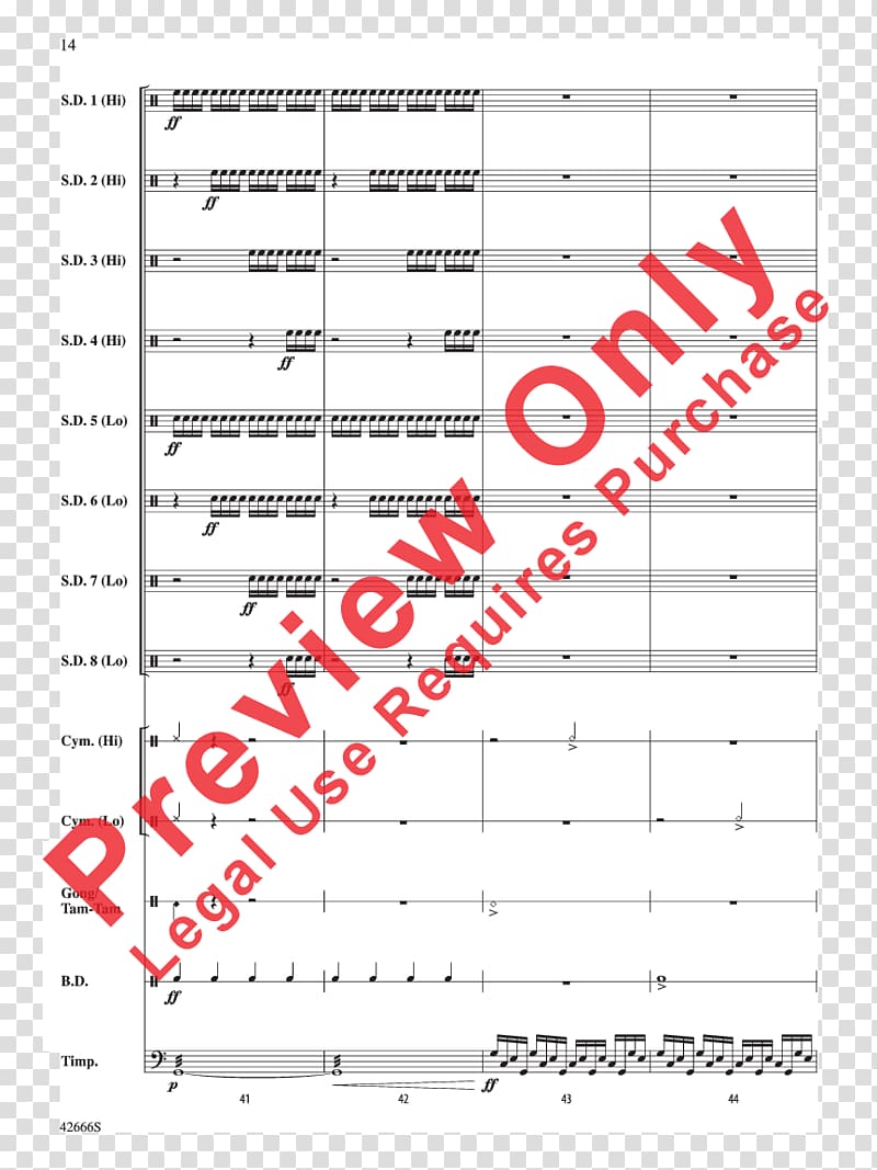 Sheet Music Bitter Sweet Symphony Orchestra J.W. Pepper & Son, sheet music transparent background PNG clipart