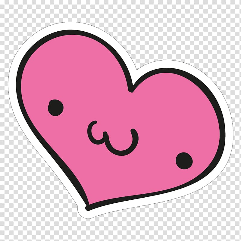 Pink heart clip, Heart Sticker Meter , cute stickers transparent ...