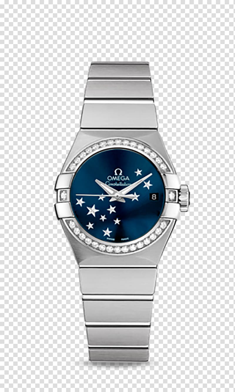 OMEGA Constellation Ladies Quartz Omega SA Watch Coaxial escapement, watch transparent background PNG clipart