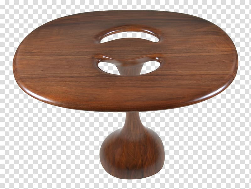 Table 1970s, wood caving transparent background PNG clipart