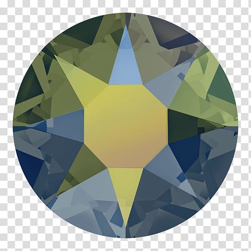 Imitation Gemstones & Rhinestones Swarovski AG Crystal Hotfix Green, Iridescent transparent background PNG clipart