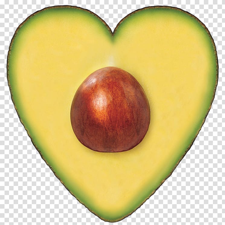 Avocado Heart Fat Eating Healthy diet, avocado transparent background PNG clipart