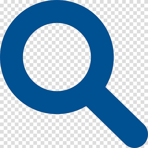 blue search icon transparent background
