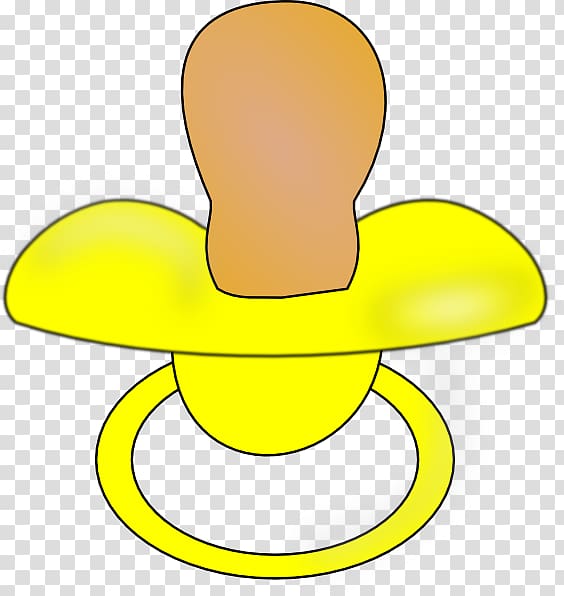 Hat Material Yellow , Baby Pacifier transparent background PNG clipart