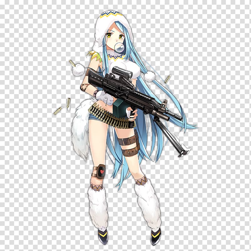Girls\' Frontline M249 light machine gun Squad automatic weapon FN Herstal, saw transparent background PNG clipart