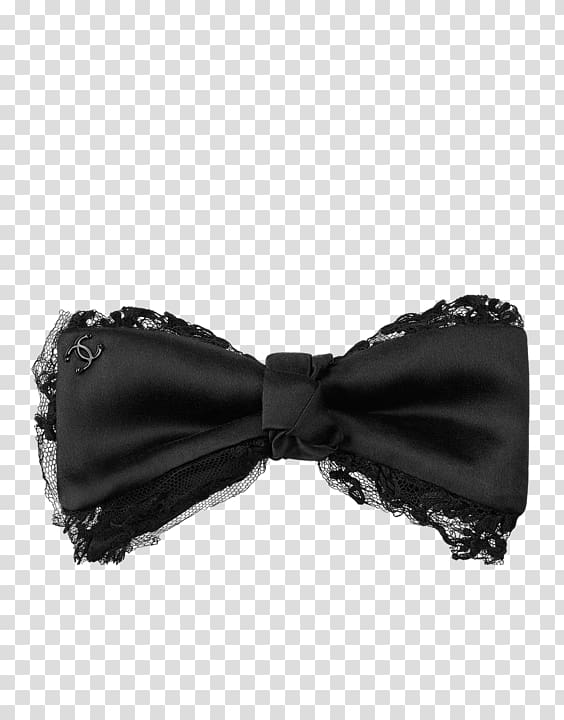 Bow tie Black M, silk satin transparent background PNG clipart