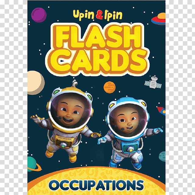 Flashcard Job Popularity, Upin Ipin transparent background PNG clipart