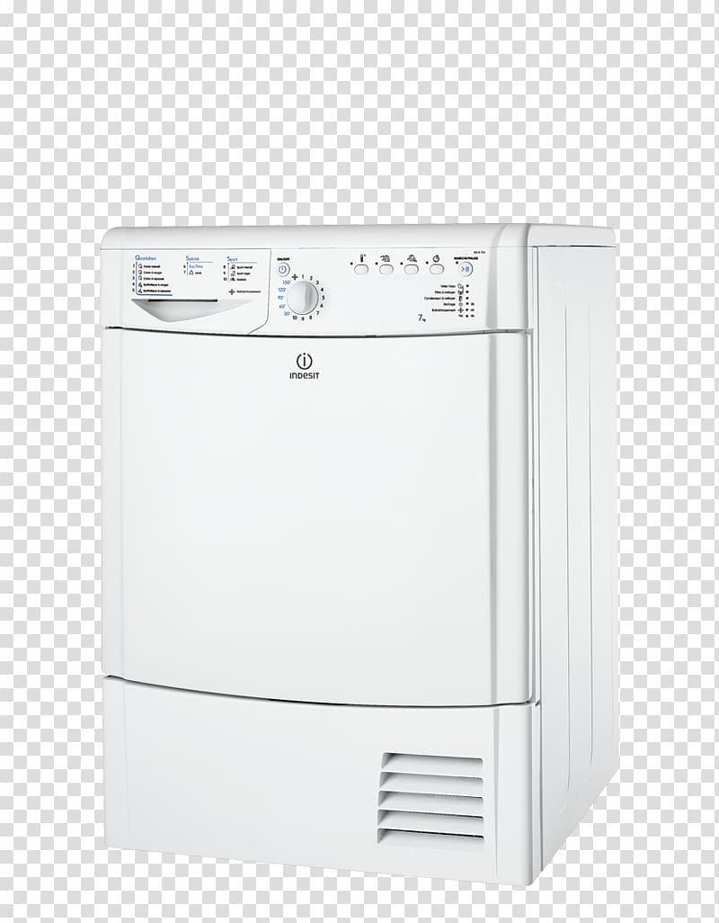 Clothes dryer Beko Washing Machines Indesit Co. Indesit Ecotime IDV 75, de transparent background PNG clipart