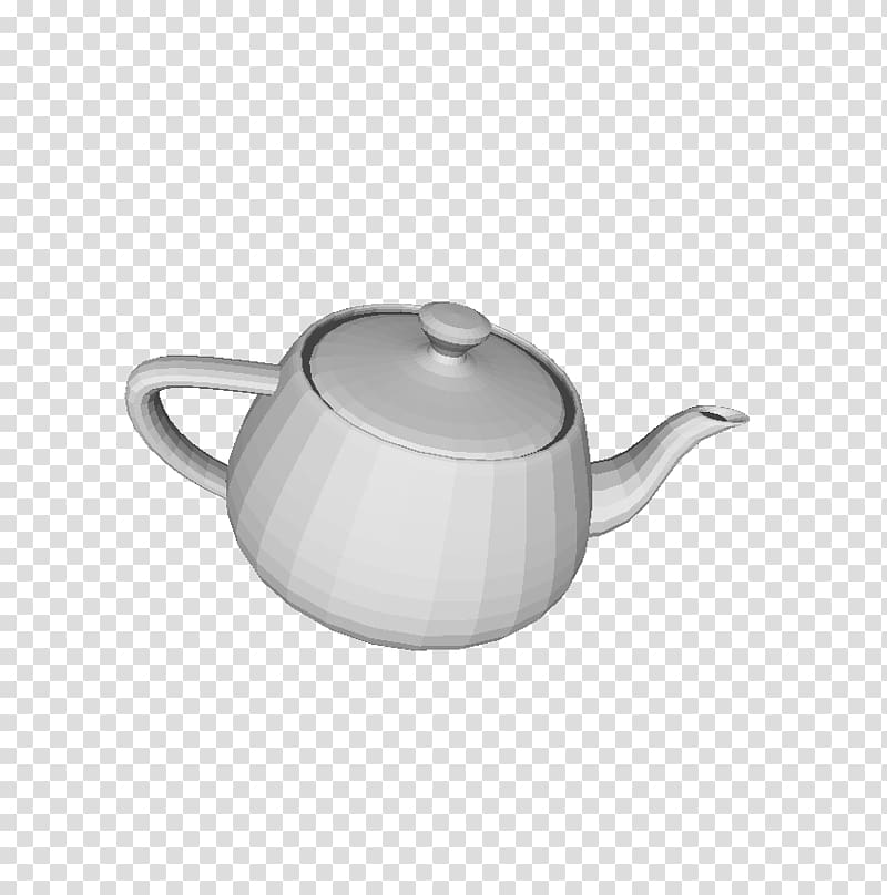 Utah teapot Wavefront .obj file MeshLab Polygon mesh, kettle transparent background PNG clipart