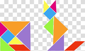 Tangram Mathematical game Pangram Virtual On, tangrams transparent ...