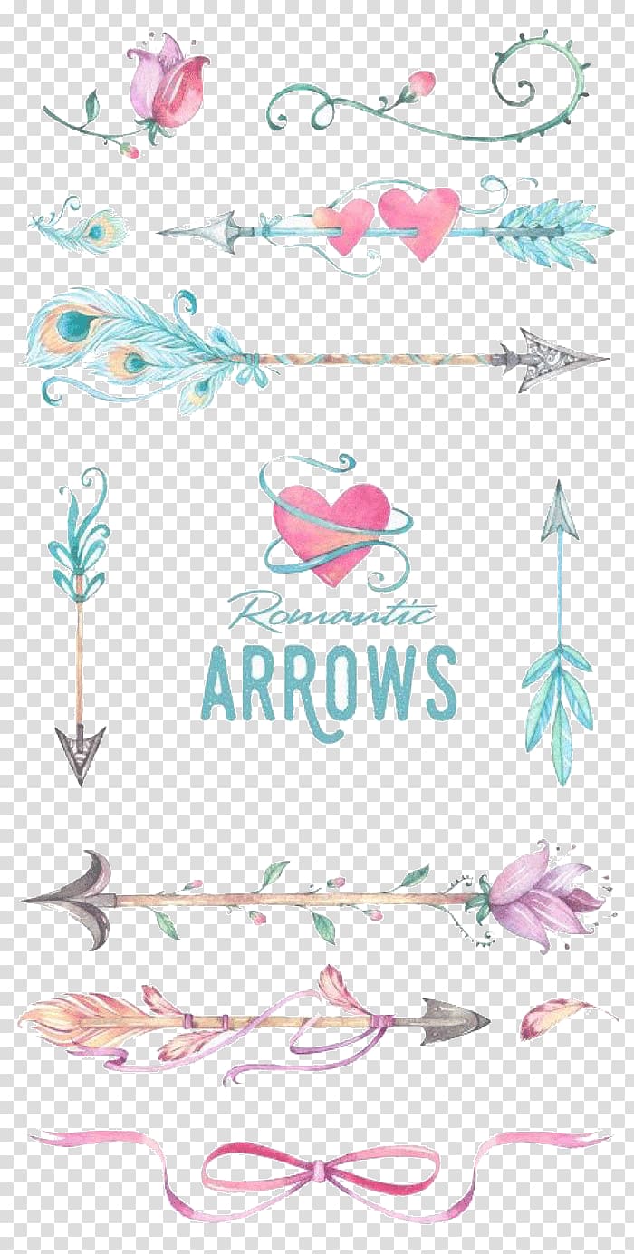 hand drawn arrows transparent background PNG clipart