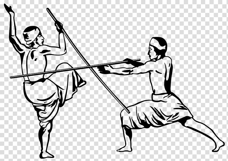 Silambam Tamil Nadu Indian martial arts Kalaripayattu, creative taekwondo transparent background PNG clipart