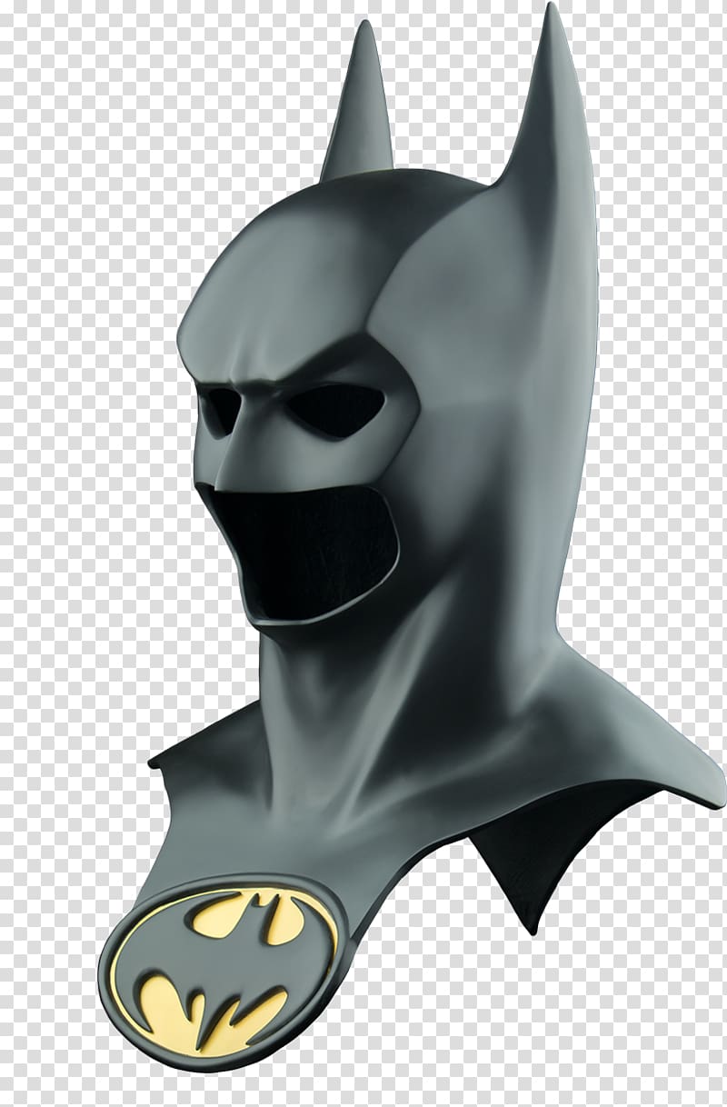 Batman Black Mask Robin Prop replica Batsuit, batman transparent background PNG clipart