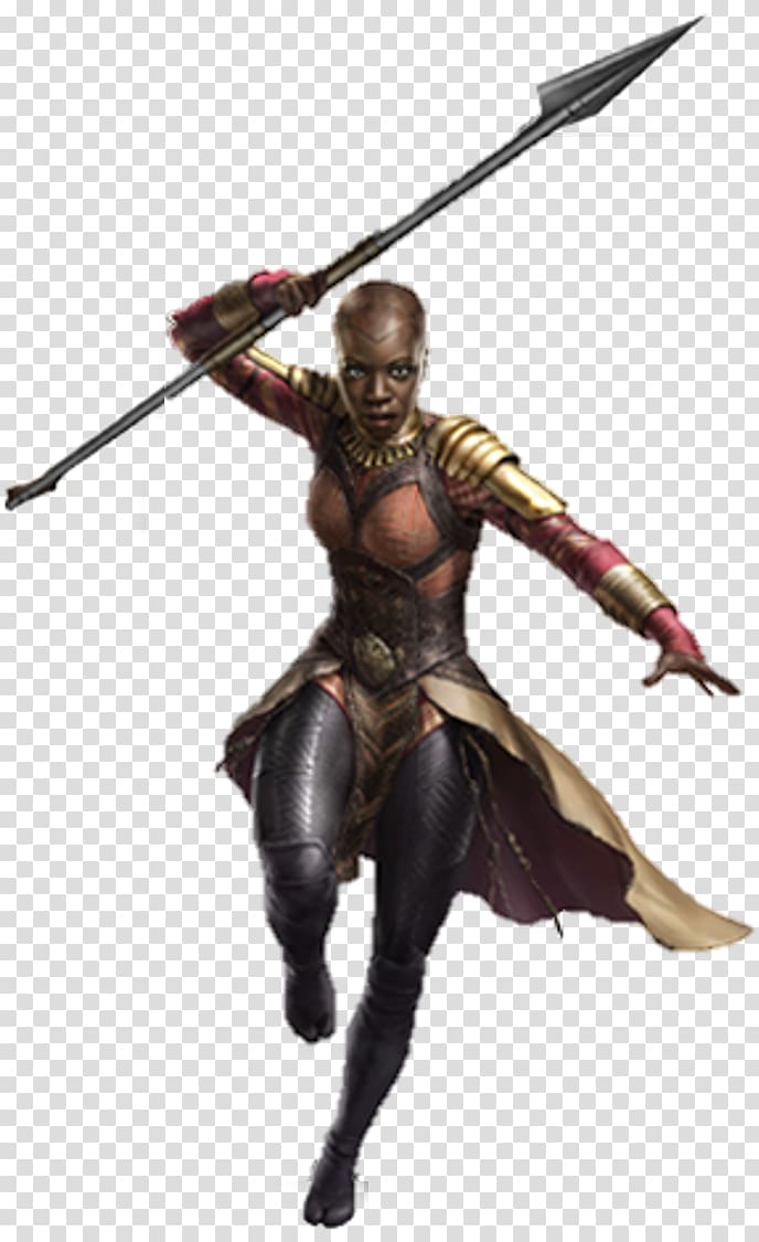 Okoye Black Panther Dora Milaje Standee Marvel Cinematic Universe, okoye transparent background PNG clipart