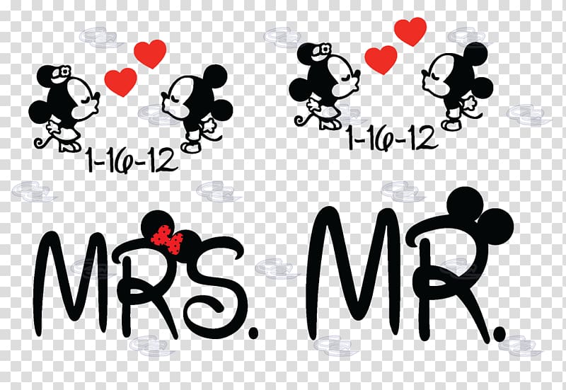 blue background with text overlay, Mickey Mouse Minnie Mouse T-shirt Mrs. Mr., Mr transparent background PNG clipart